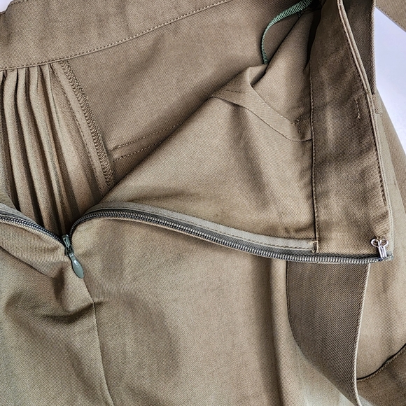 Mare Mare X Anthropologie Pleated Cargo Midi Skirt Sz XS - Picture 10 of 14